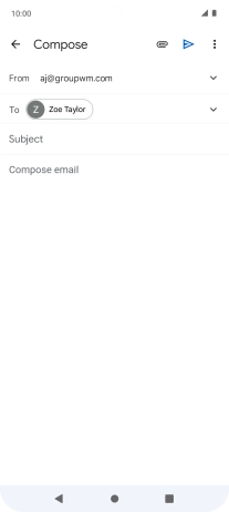 Press Subject and key in the required subject.