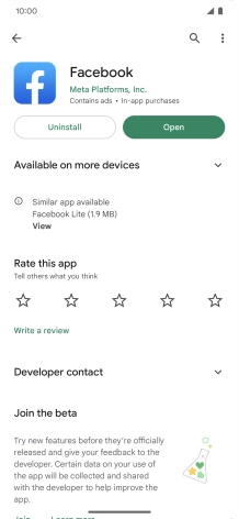 Slide your finger upwards starting from the bottom of the screen to return to the home screen.