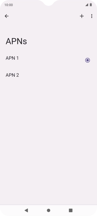 Press the Home key to return to the home screen.