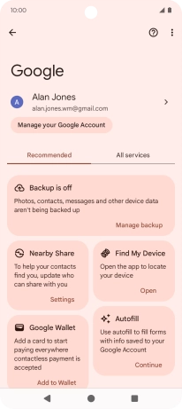 Press Find My Device. Press Find My Device.