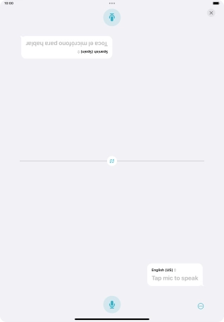 Press the end icon to end two-way view.