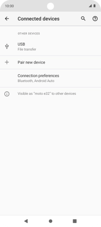Press Pair new device.