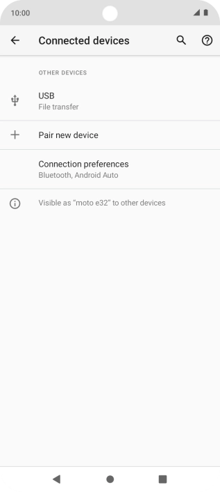Press Pair new device.