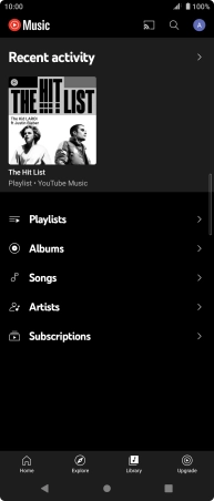 Press the required category and go to the required audio file. Press the required category and go to the required audio file.