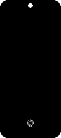 Place your finger on the fingerprint sensor to unlock your phone.