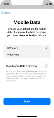 Press the indicator next to Press the indicator next to