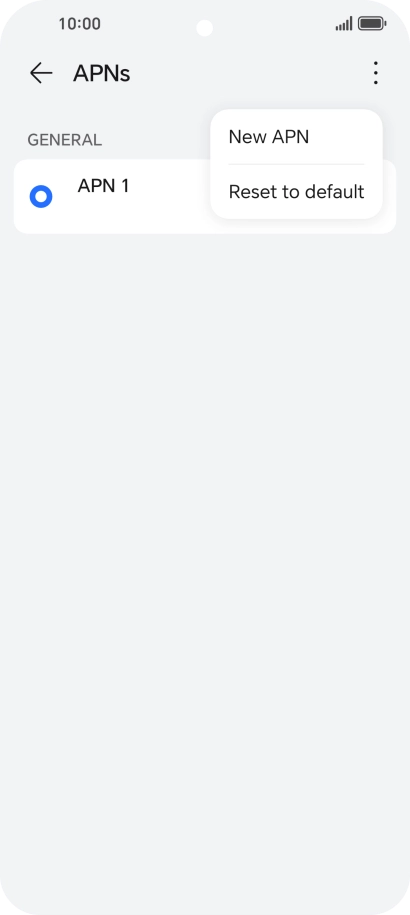 Press New APN.