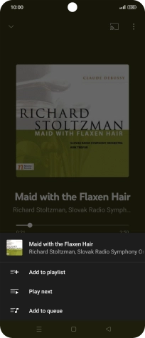 Press Add to playlist.