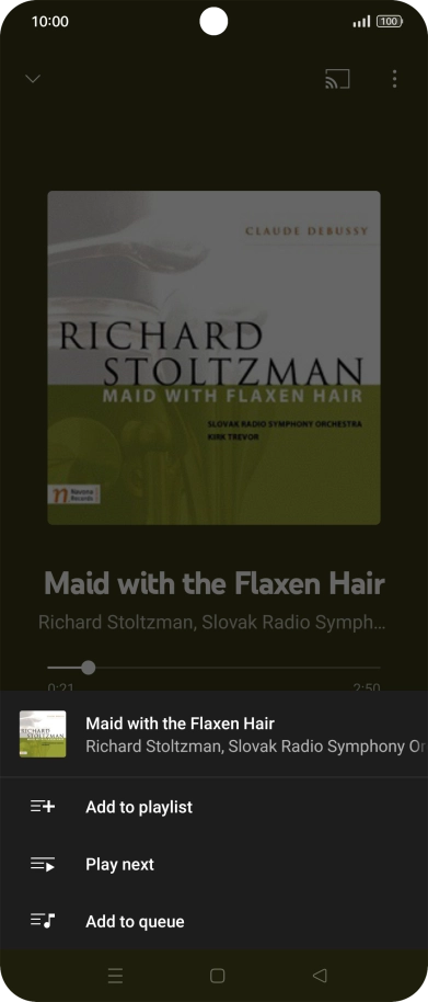 Press Add to playlist.