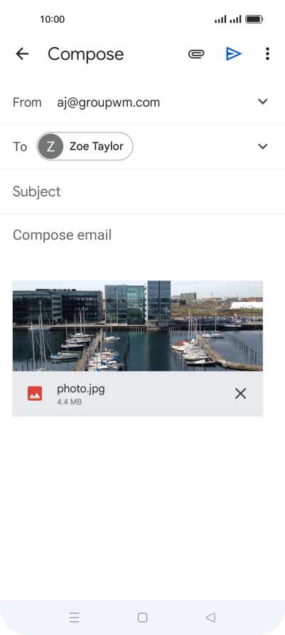 Press Subject and key in the required subject.
