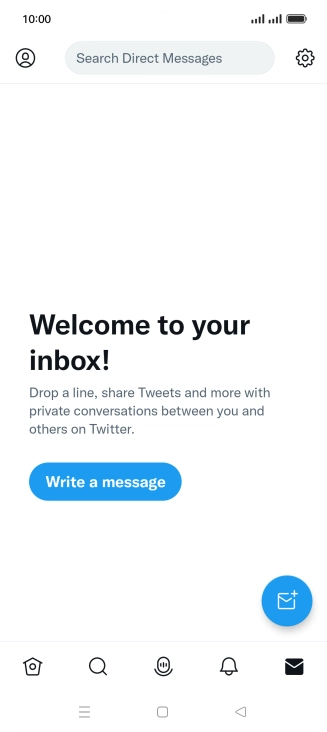 Press the new message icon.