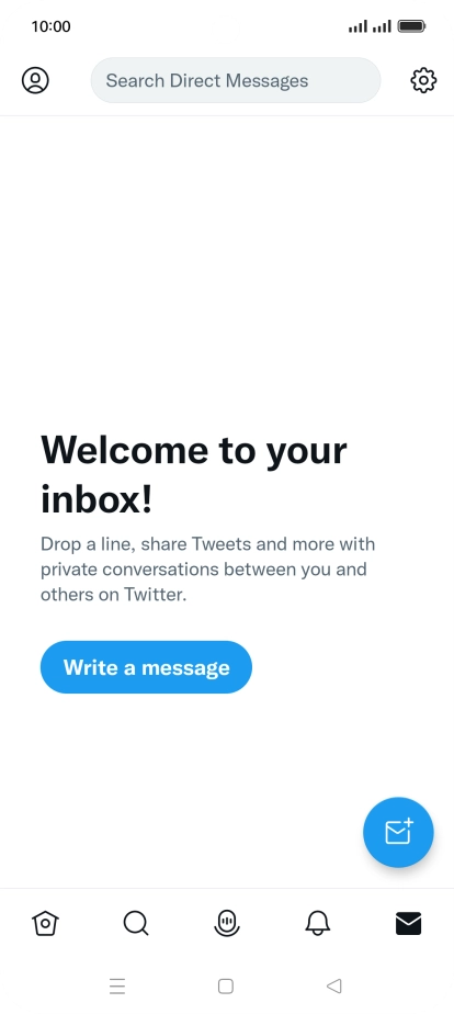 Press the new message icon.