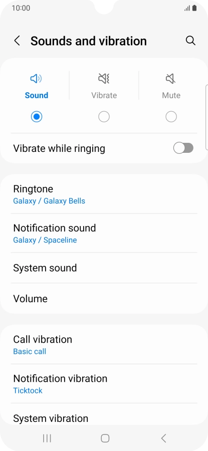 Press Ringtone.