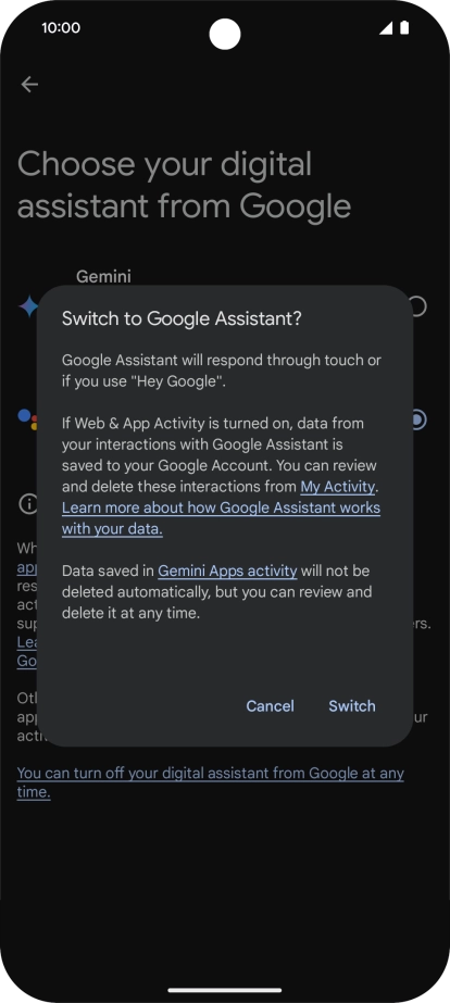Press Switch. Press Switch.