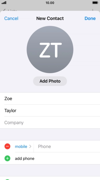 Press Phone and key in the required phone number.