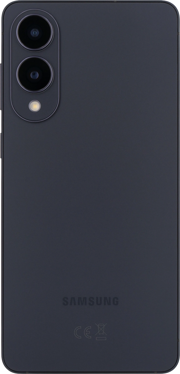 Point the camera lens at the back of your phone at the required object to take a picture or record a video.