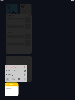 Press Remove Widget. Press Remove Widget.