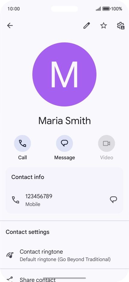 Slide your finger upwards starting from the bottom of the screen to return to the home screen.