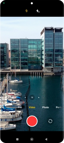 Press the required setting.