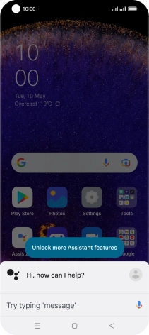 Press the profile icon.