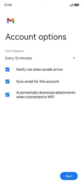 Press the drop down list below 