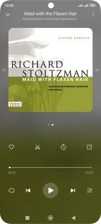 Press arrow right to go to the next audio file.