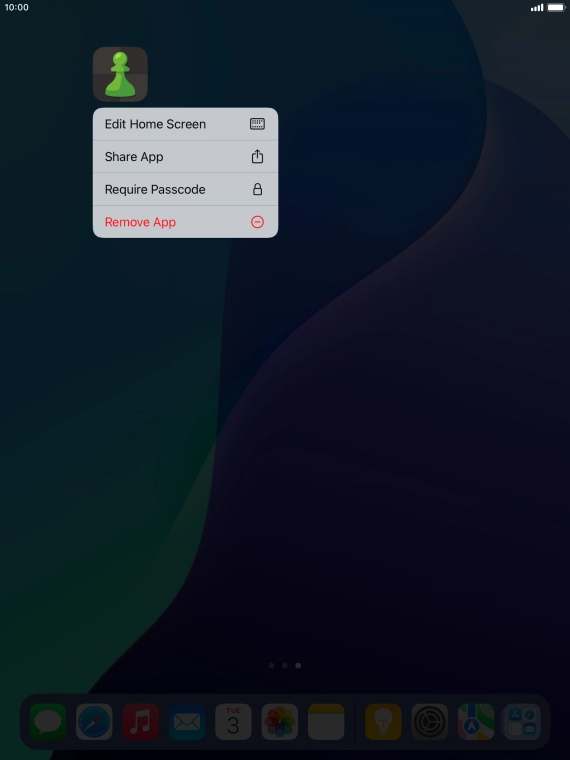 Press Require Passcode.