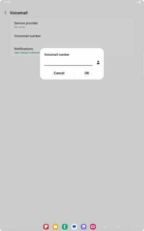 Key in +447836121121 and press OK.