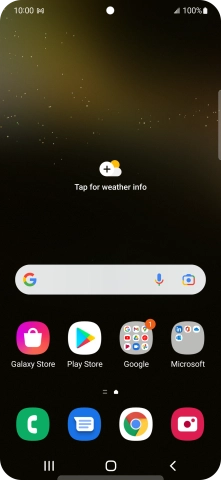 The email message icon shows that you've received a new email message.