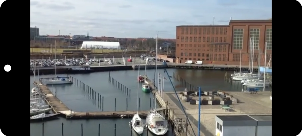 Slide your finger upwards on the screen.