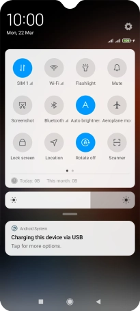 Press Tap for more options..