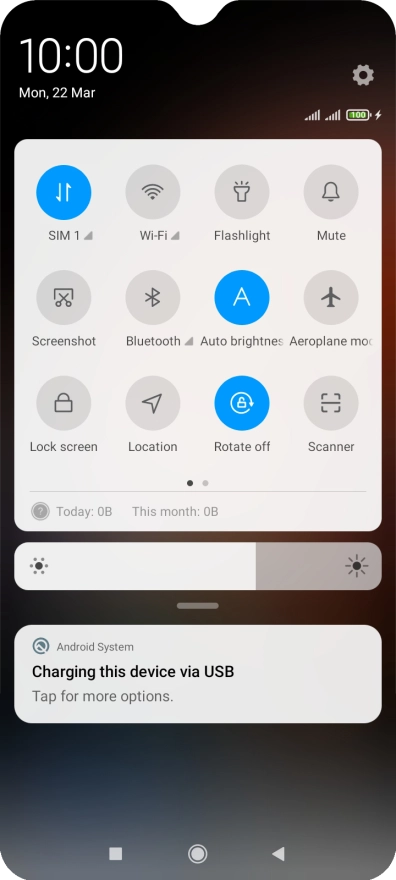 Press Tap for more options..