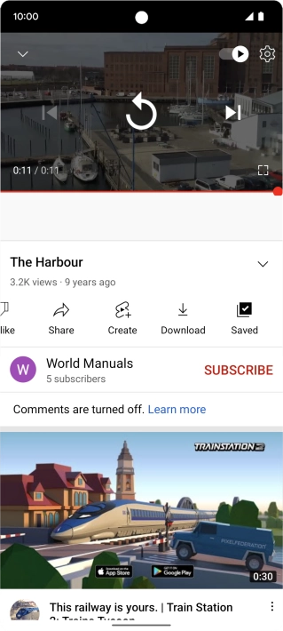 Slide your finger upwards starting from the bottom of the screen to return to the home screen.