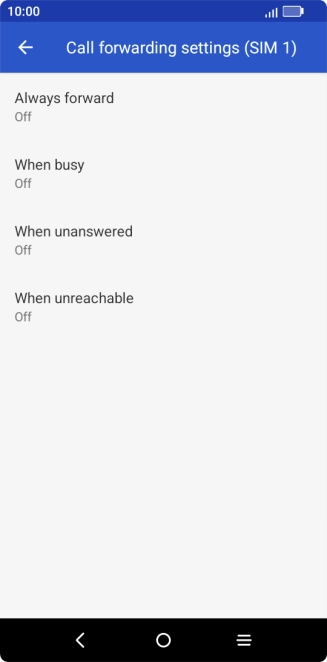 Press the Home key to return to the home screen.