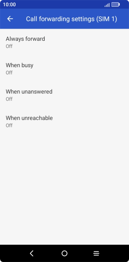Press the Home key to return to the home screen.