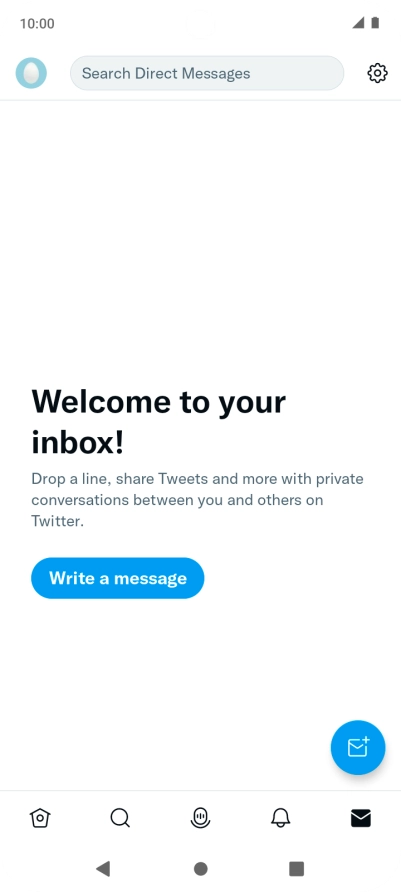 Press the new message icon.