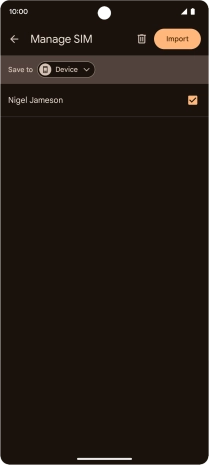 Press the drop down list next to 