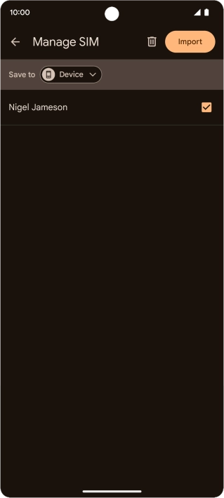 Press the drop down list next to 