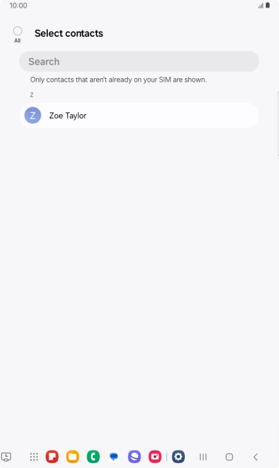 Press the field above 