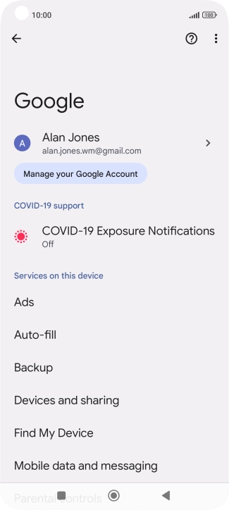 Press Find My Device.