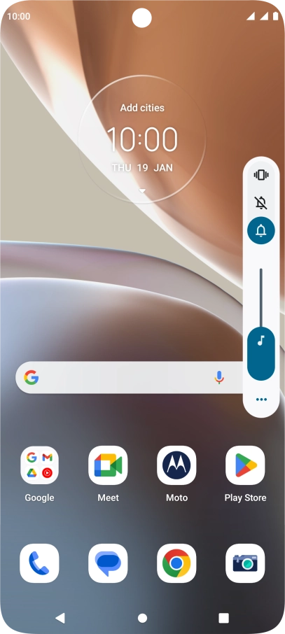 Press the required setting to turn silent mode on or off.