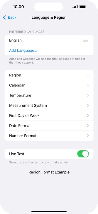 Press Add Language....