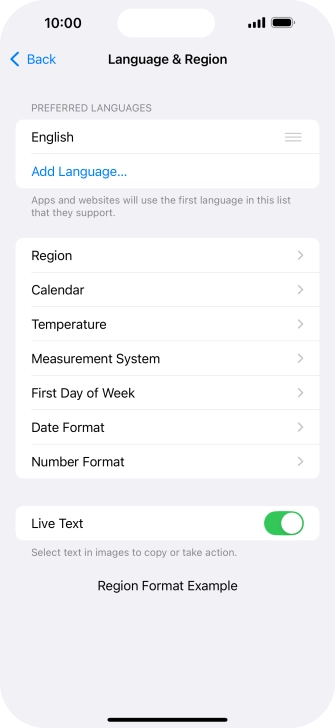Press Add Language....