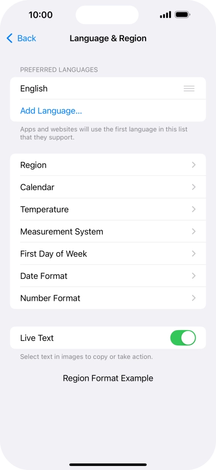 Press Add Language....