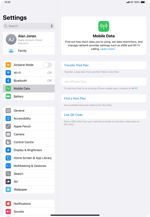 Press Use QR Code. Press Use QR Code.