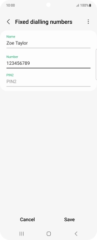 Press PIN2 and key in your PIN2. The default PIN2 is 1111.