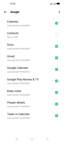 Press the field next to 