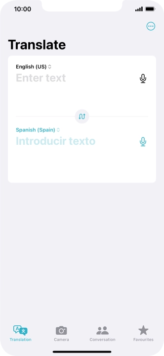 Press the first drop down list.