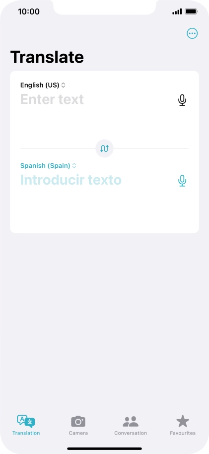 Press the first drop down list.