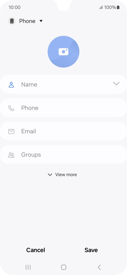 Press the address book drop down list. Press the address book drop down list.